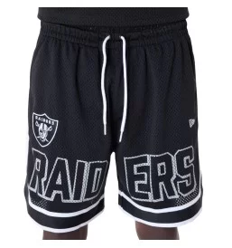 New Era Pantaloncini Graphic Mesh Nfl Las Vegas Raiders Nero 60596395