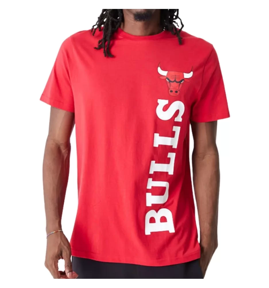 New Era T-shirt Nba Team Colour Chicago Bulls Rosso 60416365