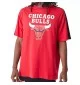 New Era T-shirt Oversize Colour Block Nba Chicago Bulls Rosso E Nero 60416361