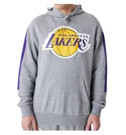 New Era Felpa Colour Block Oversize Nba Los Angeles Lakers Grigio E Viola 60416367