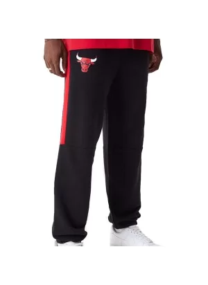 New Era Pantaloni Nba Colour Block Chicago Bulls Nero E Rosso 60416358