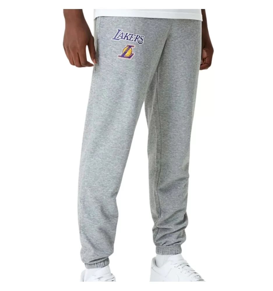 New Era Pantaloni Essentials Los Angeles Lakers Grigio 60416728