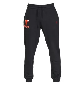 New Era Pantaloni Script Fleece Mlb Chicago Bulls Nero 60284784