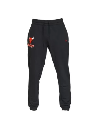 New Era Pantaloni Script Fleece Mlb Chicago Bulls Nero 60284784