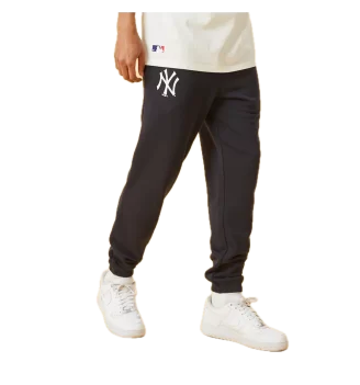 New Era Pantaloni Team Logo Fleece Mlb New York Yankees Blu Navy | New Era | 