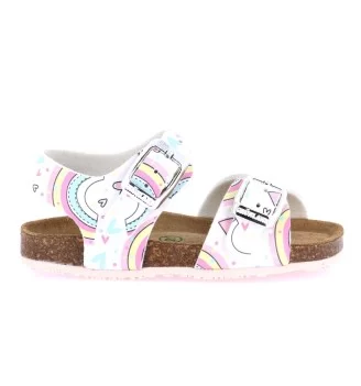 Grunland Sandalo 1104 Afre Multicolore Bianco 1104 40 AFRE BIANCO-MULTI