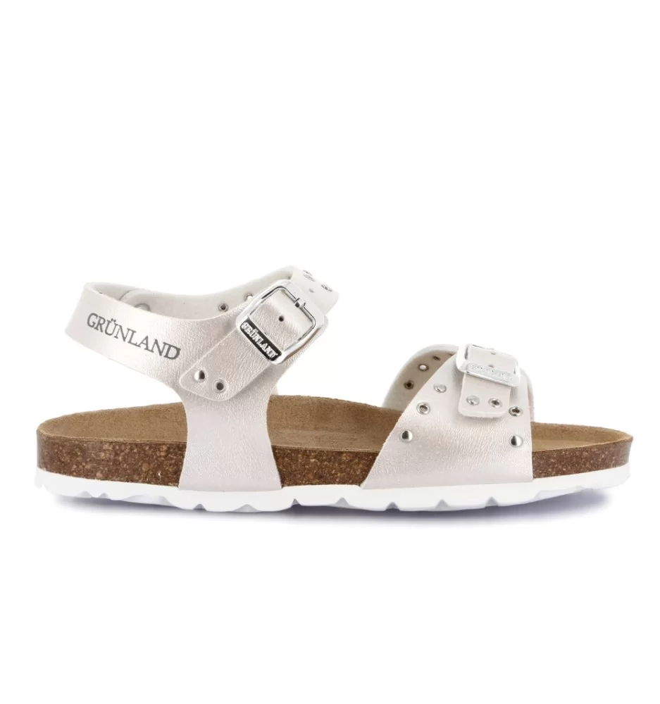 Grunland Sandalo 1146 Luce Perla Bianco 1146 70 LUCE PERLA