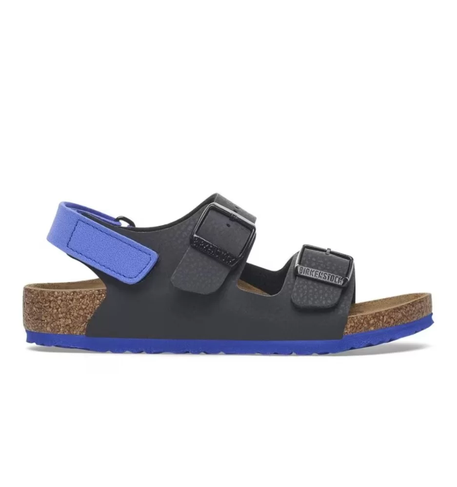 Birkenstock Sandalo Milano As Kids Desert Soil Black Blu | Birkenstock | 