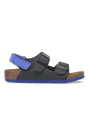 Birkenstock Sandalo Milano As Kids Desert Soil Black Blu | Birkenstock | 