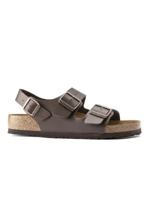 Birkenstock Sandalo Milano Dark Brown Marrone 0034701/0034703