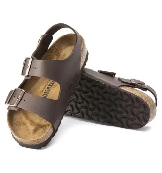 Birkenstock Sandalo Milano Dark Brown Marrone | Birkenstock | 
