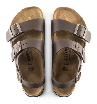 Birkenstock Sandalo Milano Dark Brown Marrone | Birkenstock | 