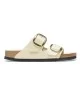 Birkenstock Ciabatta Arizona Big Buckle High Shine Ecru Bianco 1026128