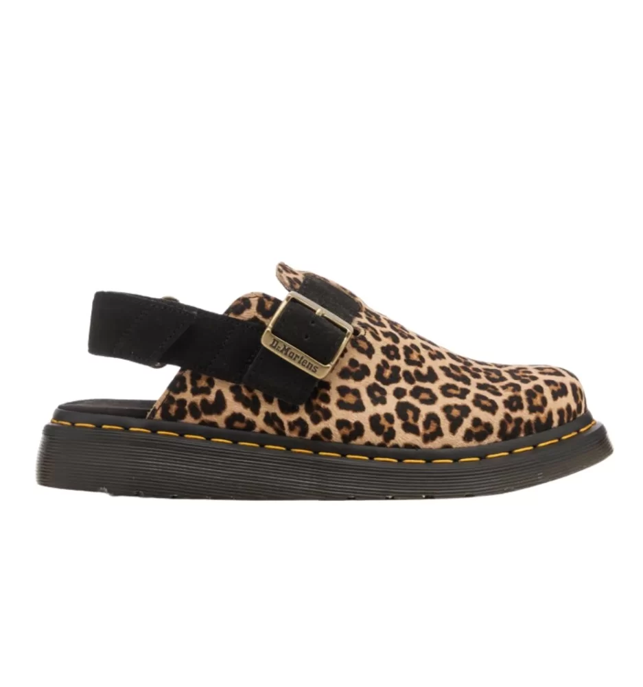 Birkenstock Sandalo Jorge II Leopard Suede Marrone 41088200
