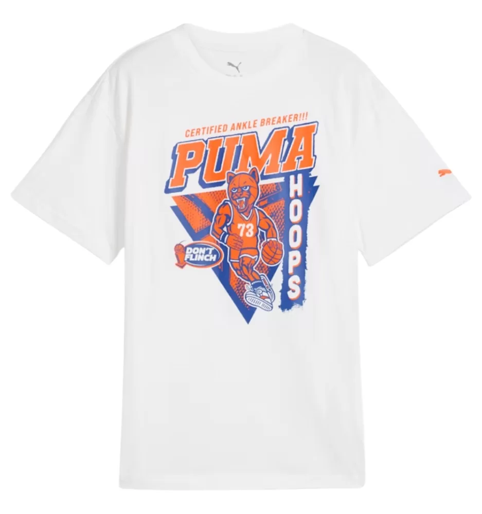Puma T-shirt Rival Rage V Bianco 630819-02