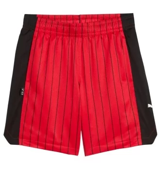 Puma Pantaloncini Rival Rage Heritage Mesh Rosso 630821-11