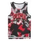 Puma Canotta Rival Rage All Over Printed Mesh Rosso 630820-11
