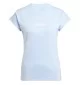 Adidas T-shirt Essentials Linear Cotton Celeste JG8660