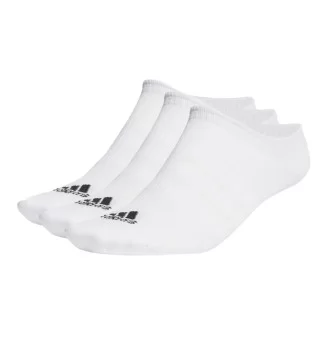 Adidas Calzini Fantasmini Thin And Light 3Paia Bianco HT3463
