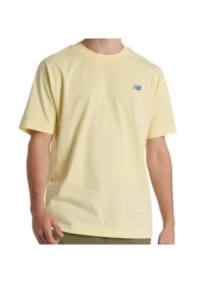 New Balance T-shirt Sport Essentials Logo Parchment Giallo MT41580PRC