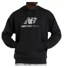 New Balance Felpa French Terry Gradient Logo Nero MT51514BK