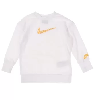 Nike Felpa Daisy Crew Bianco 36J045-001