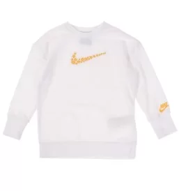 Nike Felpa Daisy Crew Bianco 36J045-001