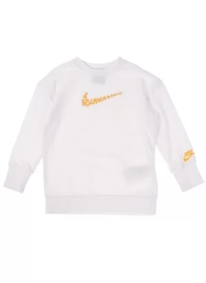 Nike Felpa Daisy Crew Bianco 36J045-001