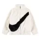 Nike Giacca Big Swoosh Faux Fur Jacket Bianco 36J828-782