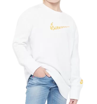 Nike Felpa Daisy Crew Bianco | Nike | 