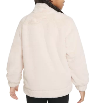 Nike Giacca Big Swoosh Faux Fur Jacket Bianco | Nike | 