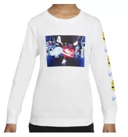 Nike Maglia Boxy Smiley Bianco 86J266-001