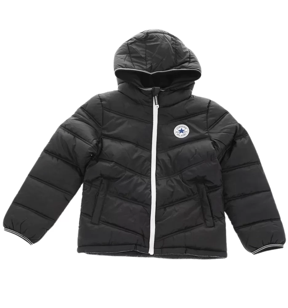 Converse Giubbotto Invernale Solid Puffer Nero 9CC918-023