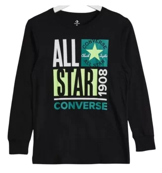 Converse Maglia All Star Stackup Nero 9CD485-023