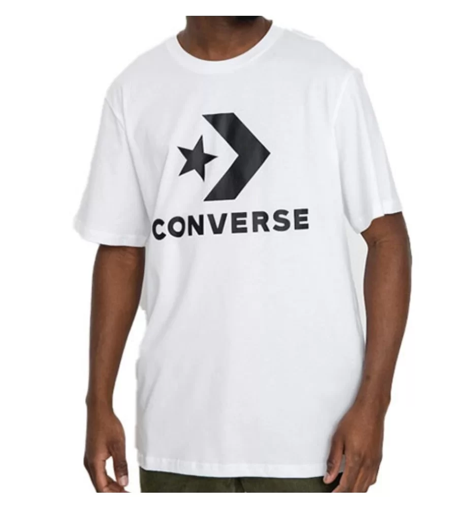 Converse T-shirt Star Chevron Go-Star Standard Big Logo Bianco | Converse | 
