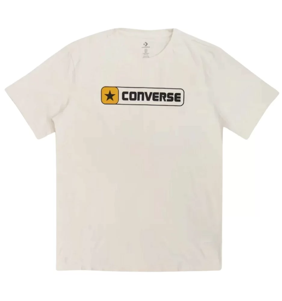 Converse T-shirt Color Vintage Bianco 10028572-A01