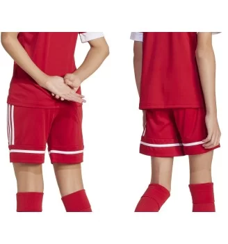 Adidas Pantaloncini Squadra 25 Junior Rosso E Bianco | Adidas | 