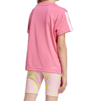 Adidas Tuta Train Essentials Flower Print Kids Rosa E Giallo | Adidas | 