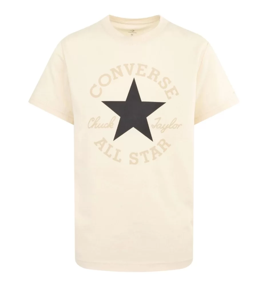 Converse T-shirt Dissected Patch Chuck Taylor Bianco Giallo 9CD483-W0L