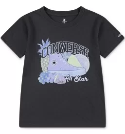 Converse T-shirt Chuck Taylor + Fruit Nero 4CG819-GDA