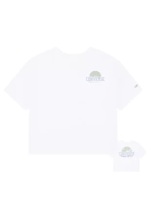 Converse T-shirt Front Back Fruit Bianco 4CG915-001