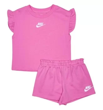 Nike Tuta Baby French Terry Rosa 16N024-AFN