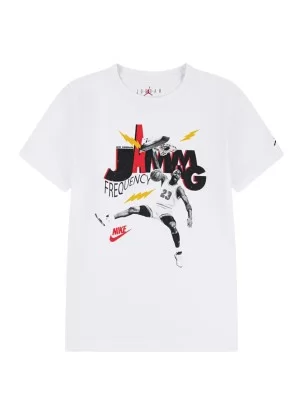 Jordan T-shirt Micheal Jordan Jamming Bianco 95D819-001
