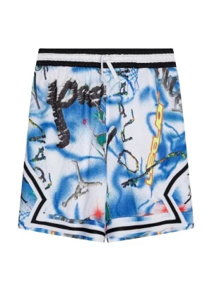 Jordan Pantaloncini Diamond Michael All Over Print Blu 95D429-BB6