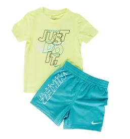 Nike Tuta Rhythm Just Do It Inf Giallo Blu 66M957-BA2