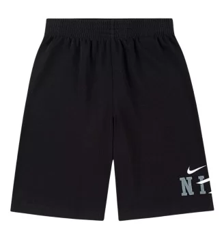3brand Pantaloncini Collegiate French Terry Kids Nero 9Q1090-023