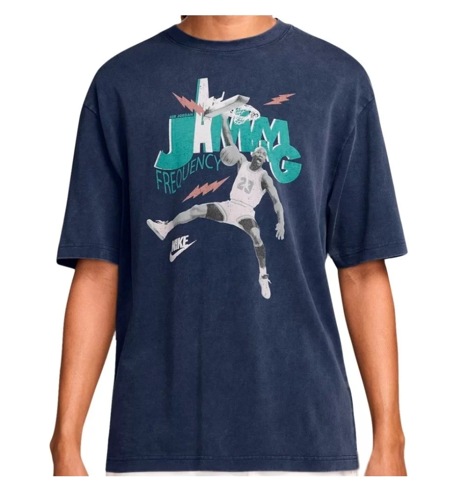 Jordan T-shirt Graphic Jamming Blu 95D819-U90