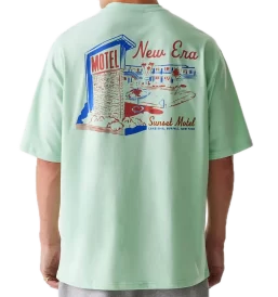 New Era T-Shirt Oversized New Era Vacation Graphic Verde 60667790