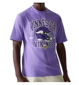 New Era T-shirt Oversize Nfl Helmet Minnesota Vikings Viola 60667907