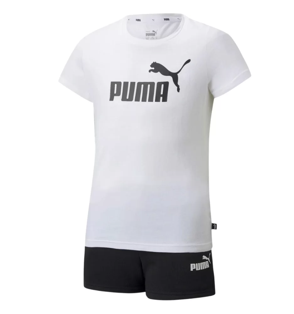 Puma Tuta Logo Bianco Nero 846936-02